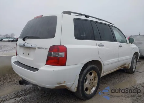 2006 Toyota Highlander Sport V6 z USA, uszkodzony, nr VIN JTEEP21AX60169158